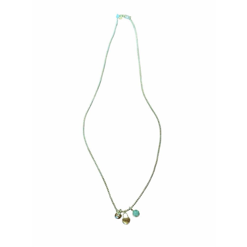 Marlyn Schiff Natural Stone Neclace New